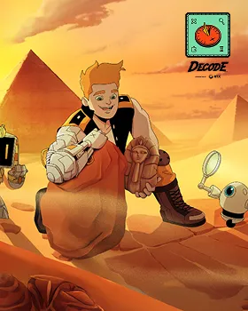 Desenho jovem no Egito.